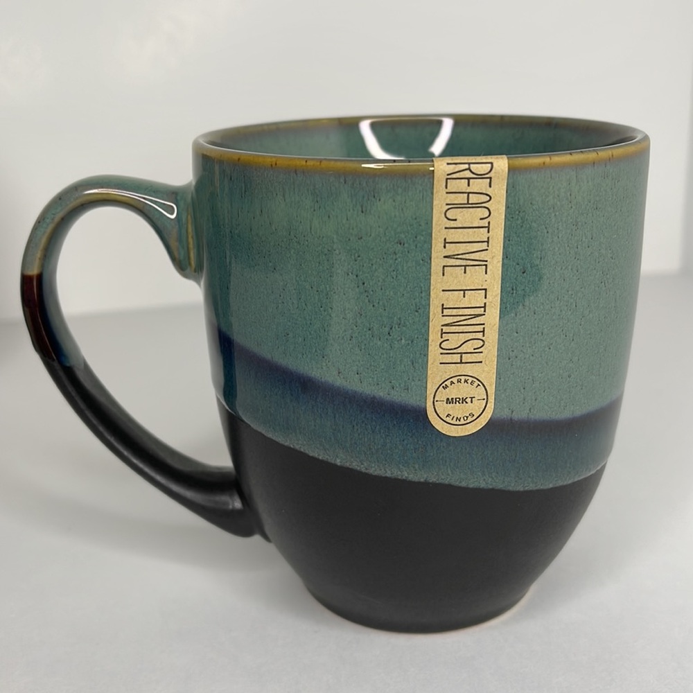 Market Finds Dip Dye Ombre Ceramic Coffee Mugs Large